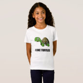 T-Shirt J'aime des tortues (Devant entier)