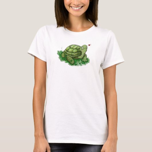T-shirt J'aime des tortues (Devant)