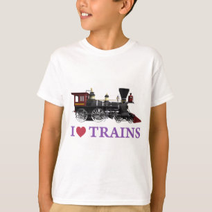 T-shirt J'aime des trains