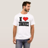 T-shirt J'aime des zombis (Devant entier)