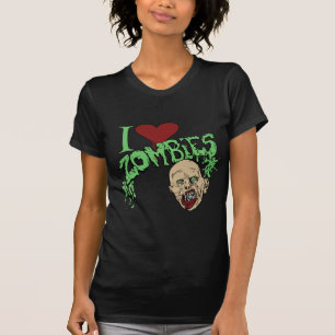T-shirt J'aime des zombis