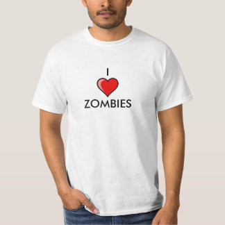 T-shirt J'aime des zombis