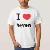 T-shirt J'aime Devon (Devant)
