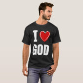T-shirt J'aime Dieu (Devant entier)
