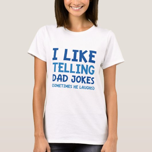 T-shirt J'Aime Dire À Papa Des Blagues (Devant)