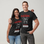 T-shirt J'aime doberman depuis 2000 (Unisexe)