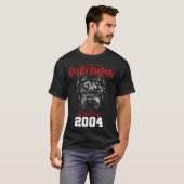 T-shirt J'aime doberman depuis 2004 (Devant entier)