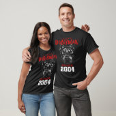 T-shirt J'aime doberman depuis 2004 (Unisexe)