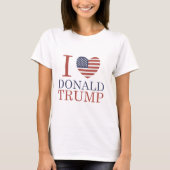 T-shirt J'aime Donald Trump (Devant)