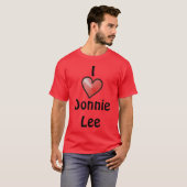 T-shirt J'aime Donnie Lee (Devant entier)