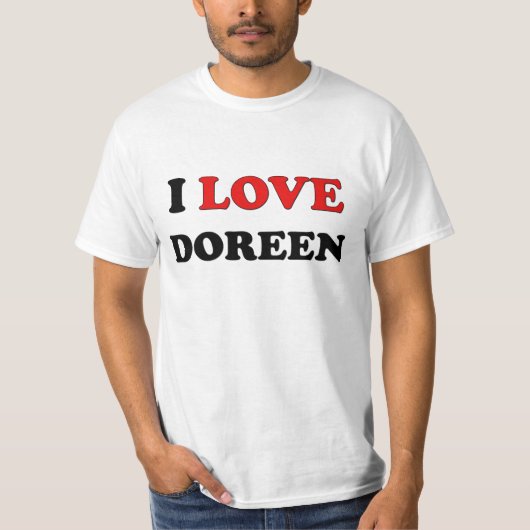 T-shirt J'aime Doreen (Devant)
