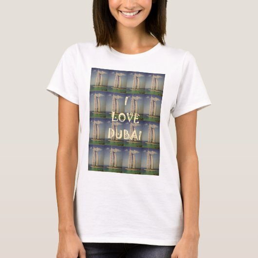 T-shirt J'aime Dubaï (Devant)