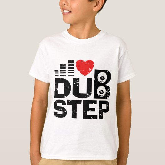 T-shirt J'aime Dubstep (Devant)