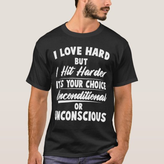 T-shirt J'Aime Dur Mais J'Ai Touché Plus Harder Itu2019s V (Devant)