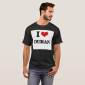 T-shirt J'aime Duran (Devant entier)