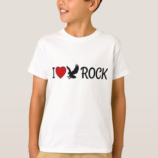 T-shirt J'aime Eagle Rock California Red Heart (Devant)