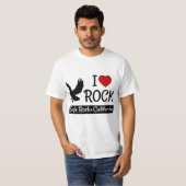 T-shirt J'aime Eagle Rock California Red Heart (Devant entier)