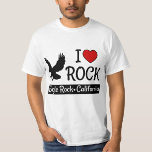 T-shirt J'aime Eagle Rock California Red Heart
