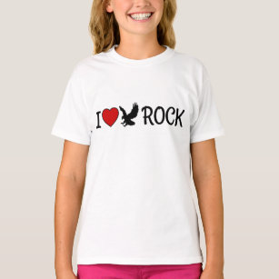 T-shirt J'aime Eagle Rock California Red Heart