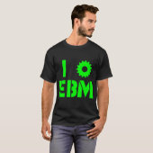 T-shirt J'AIME EBM Vert (Devant entier)