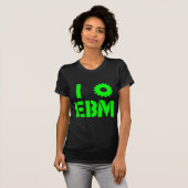 T-shirt J'AIME EBM Vert (Devant entier)