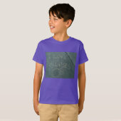 T-shirt J'aime eclipes craie écriture sur ciment (Devant entier)