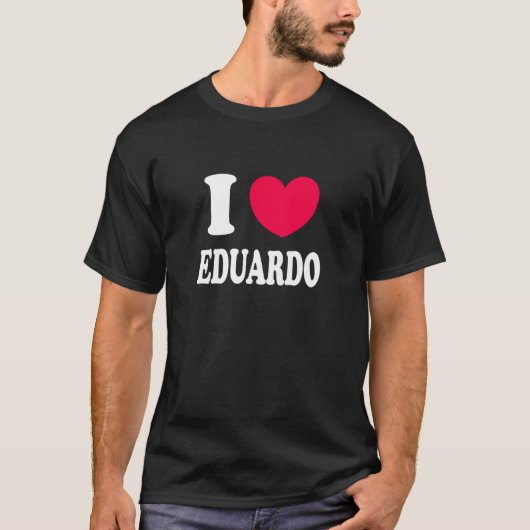 T-shirt J'aime Eduardo (Devant)