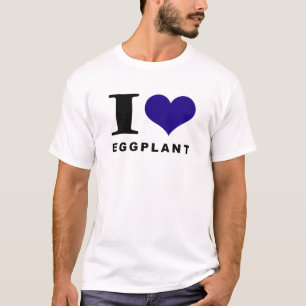 T-shirt J'aime Eggplant