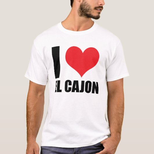 T-shirt J'aime El Cajon (Devant)
