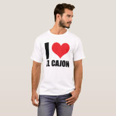 T-shirt J'aime El Cajon (Devant entier)