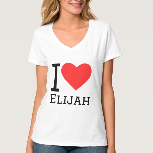 T-shirt J'aime Elijah (Devant)