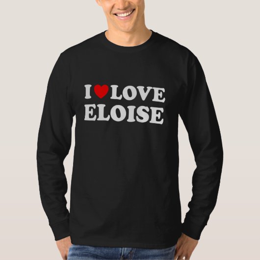 T-shirt J'Aime Eloise J'Adore Eloise (Devant)