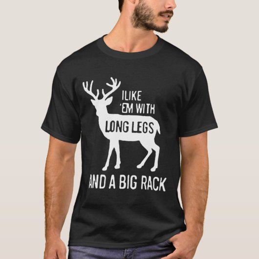 T-shirt J'Aime Em Avec De Longues Jambes Et De Grosses Cha (Devant)