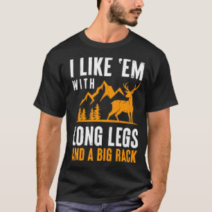 T-shirt J'Aime Em Avec De Longues Jambes Un Gros Rack Drôl