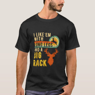 T-shirt J'aime Em With Long Legs et un gros rack amusant r