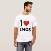 T-SHIRT J'AIME EMOS SHIRT (Devant entier)