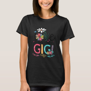 T-shirt J'Aime Être Appelé Gigi Sunflower Shirt 