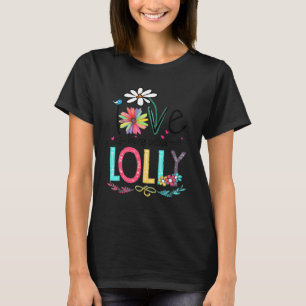 T-shirt J'Aime Être Appelé Lolly Daisy Flower