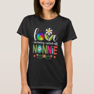 T-shirt J'aime être appelé Nonnie grand ma mignonne mère s