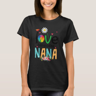 T-shirt J'Aime Être Appelée Grand-Mère Mimi Nana Gigi mère