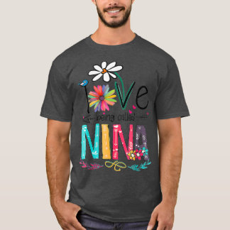 T-shirt J'Aime Être Appelée Nina Grand Mimi Nana Gigi