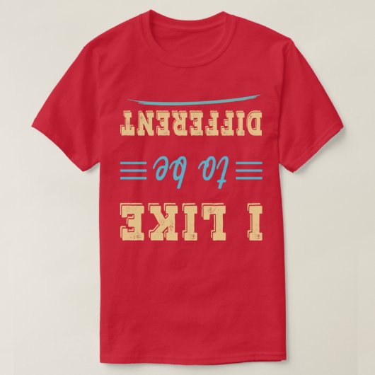 T-shirt J'aime être différent Funny T (Design devant)