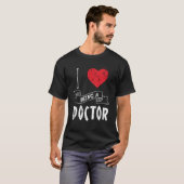 T-shirt J'Aime Être Docteur (Devant entier)