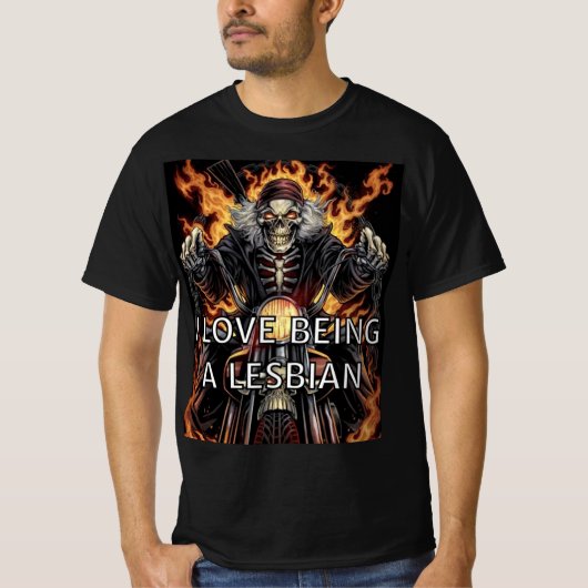 T-SHIRT J'AIME ÊTRE LESBIENNE (Devant)