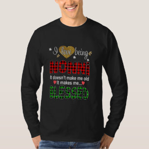 T-shirt J'Aime Être Nonni Christmas Red Caro