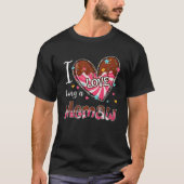 T-shirt J'Aime Être Un Heureuse Sainte-Valentin De Coeur M (Devant)