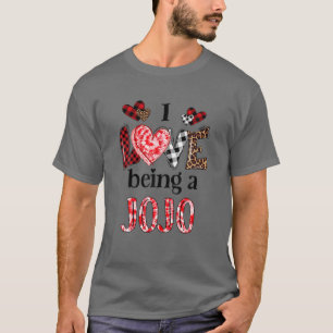 T-shirt J'aime être un Jojo Leopard Bonne fête des mères