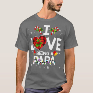 T-shirt J'Aime Être Un Père Noël De Famille