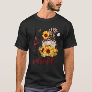 T-shirt J'Aime Être Un Poppa Fall Gnome Automne Thanksgivi