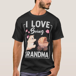 T-shirt J'Aime Être Une Grand-Mère Valentine Cadeaux Homme